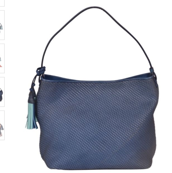 Tory Burch Thea Woven Shoulder Bag - Picture 3 of 14